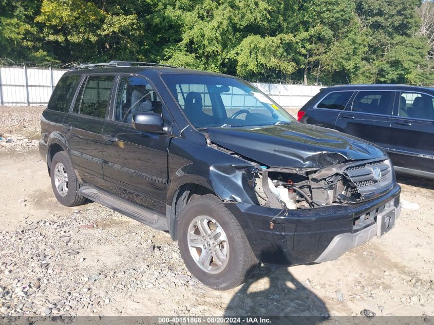 2003 Honda Pilot Ex VIN: 2HKYF18483H506570 Lot: 40151868