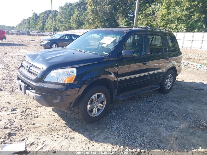 2003 Honda Pilot Ex VIN: 2HKYF18483H506570 Lot: 40151868