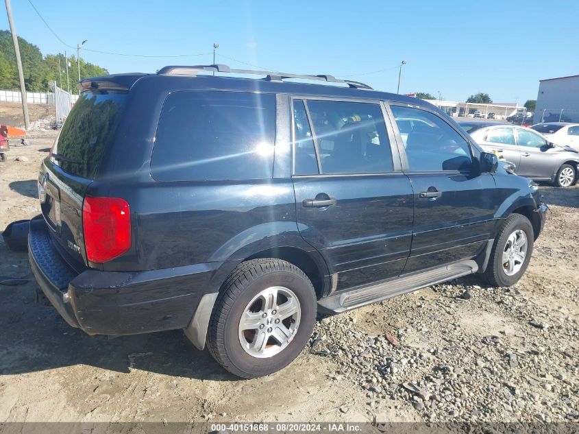 2003 Honda Pilot Ex VIN: 2HKYF18483H506570 Lot: 40151868