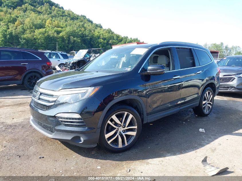 2017 Honda Pilot Elite VIN: 5FNYF6H09HB007969 Lot: 40151877