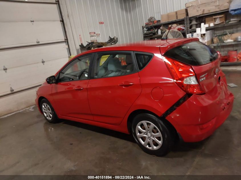 2014 Hyundai Accent Gs VIN: KMHCT5AE3EU182557 Lot: 40151894