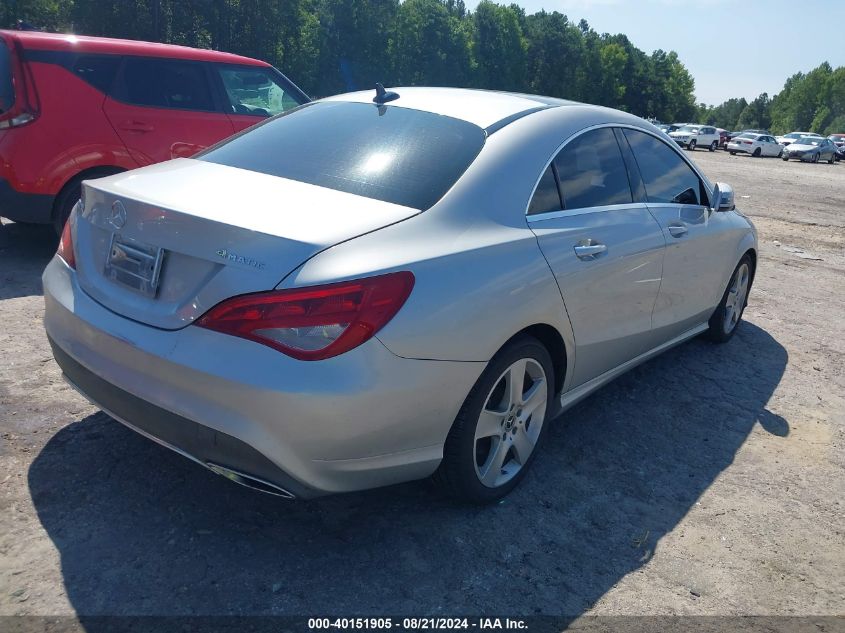 2018 Mercedes-Benz Cla 250 4Matic VIN: WDDSJ4GB8JN539867 Lot: 40151905