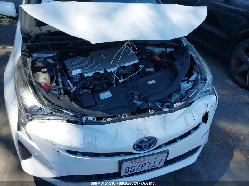 2018 Toyota Prius VIN: JTDKARFU9J3058421 Lot: 40151910