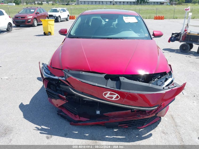 2024 Hyundai Elantra Sel VIN: KMHLS4DG7RU718653 Lot: 40151913