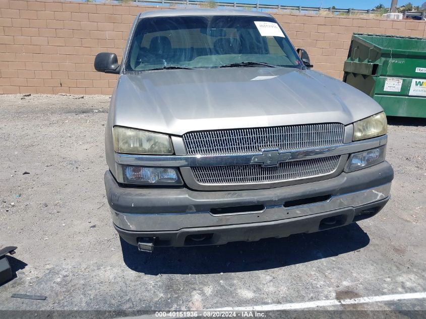 2003 Chevrolet Silverado 1500 Ls VIN: 2GCEC19V631205557 Lot: 40151936