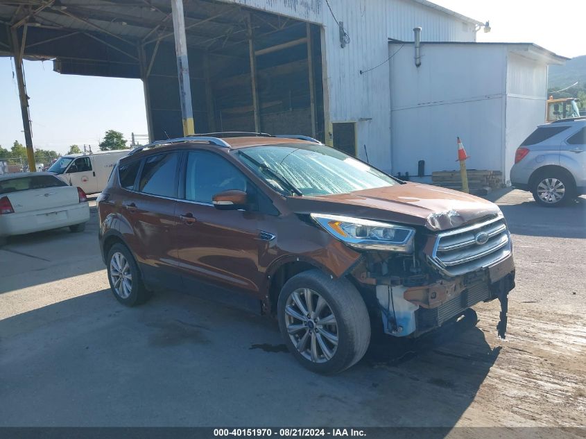 2017 Ford Escape Titanium VIN: 1FMCU9J99HUD80720 Lot: 40151970