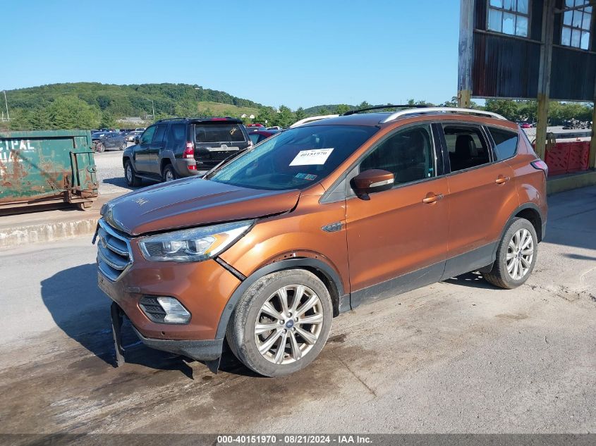 2017 Ford Escape Titanium VIN: 1FMCU9J99HUD80720 Lot: 40151970