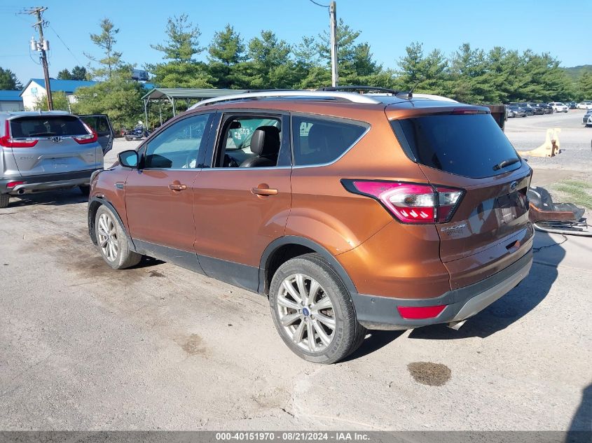 2017 Ford Escape Titanium VIN: 1FMCU9J99HUD80720 Lot: 40151970