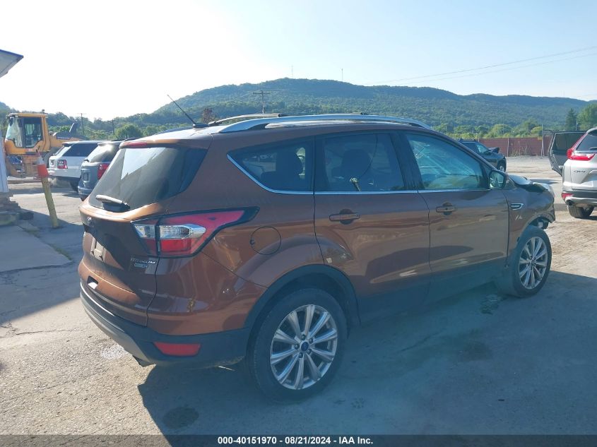 2017 FORD ESCAPE TITANIUM - 1FMCU9J99HUD80720