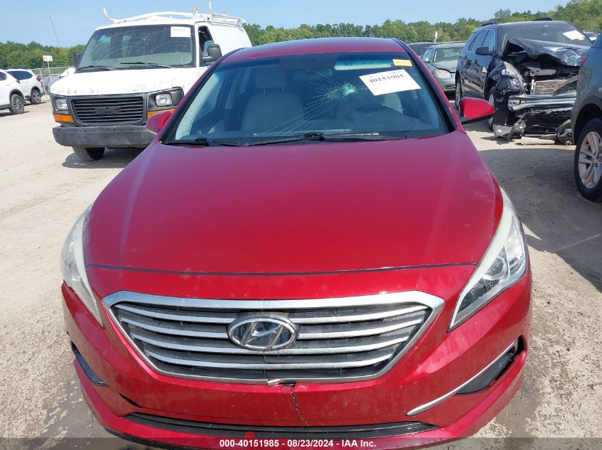 2016 Hyundai Sonata Se VIN: 5NPE24AF3GH291715 Lot: 40151985