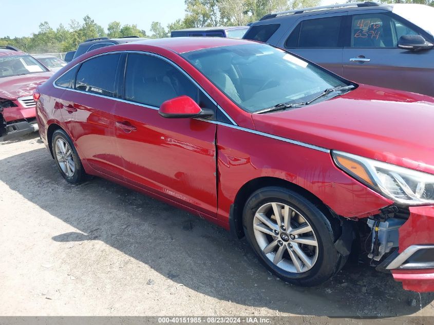 2016 Hyundai Sonata Se VIN: 5NPE24AF3GH291715 Lot: 40151985