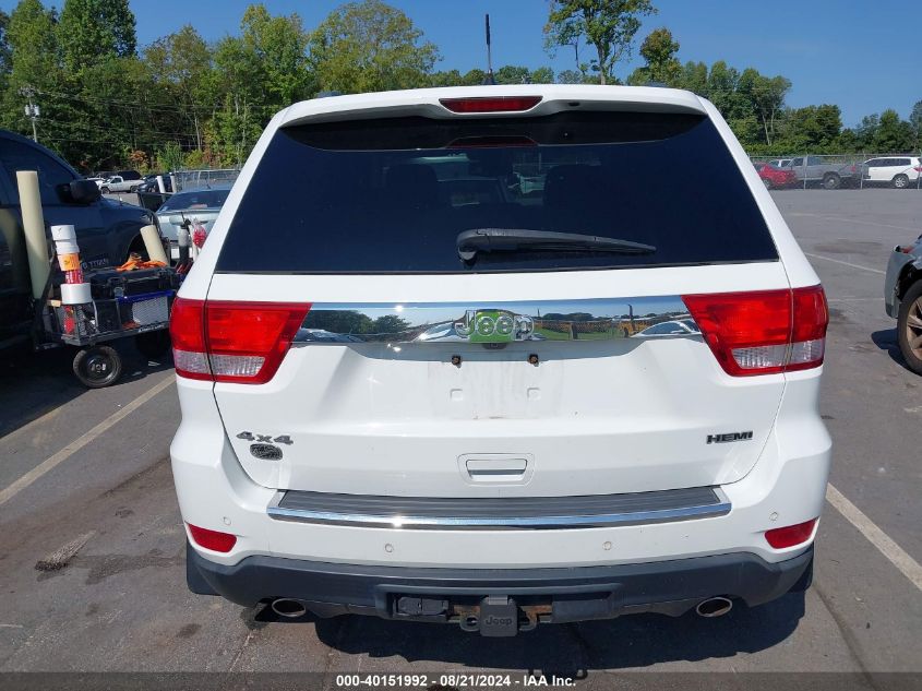 2013 Jeep Grand Cherokee Overland VIN: 1C4RJFCT1DC523786 Lot: 40151992