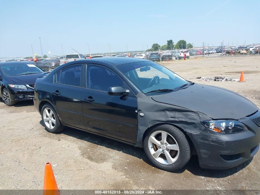 2005 Mazda Mazda3 I VIN: JM1BK12F051333682 Lot: 40152015