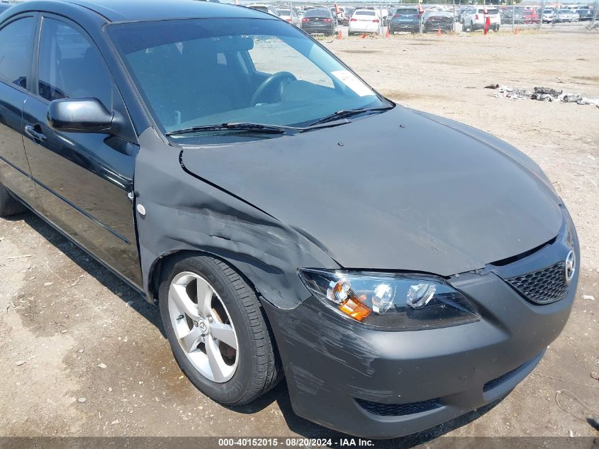 2005 Mazda Mazda3 I VIN: JM1BK12F051333682 Lot: 40152015