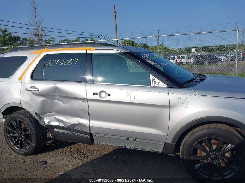 2018 Ford Explorer Xlt VIN: 1FM5K8DH4JGC79407 Lot: 40152069