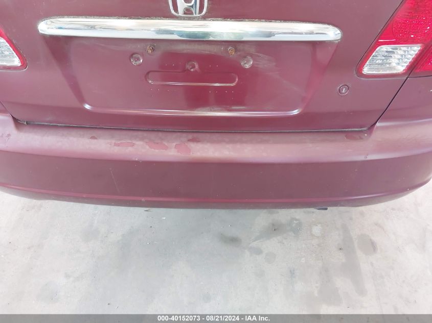 2003 Honda Civic Lx VIN: 2HGES15513H596280 Lot: 40152073