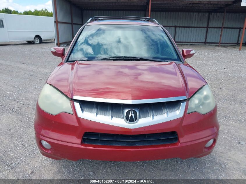 2007 Acura Rdx VIN: 5J8TB18297A005626 Lot: 40152097