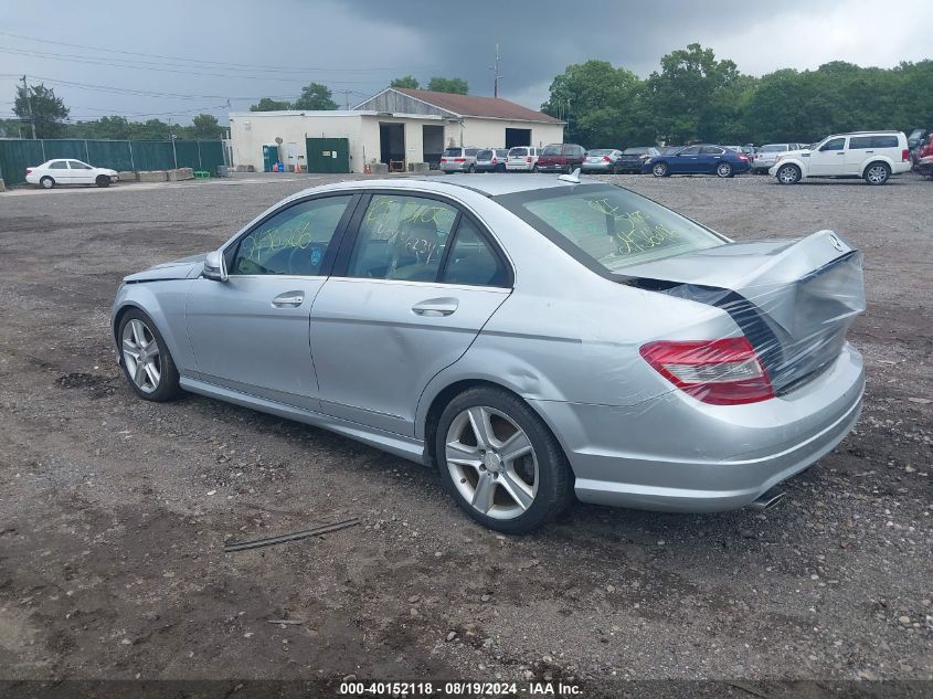 2011 Mercedes-Benz C 300 Luxury 4Matic/Sport 4Matic VIN: WDDGF8BB8BR173814 Lot: 40152118