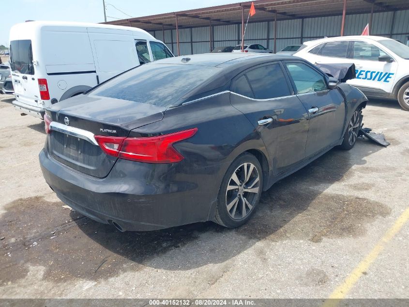 2016 Nissan Maxima 3.5S/Sv/Sl/Sr/Plat VIN: 1N4AA6AP8GC411127 Lot: 40152132