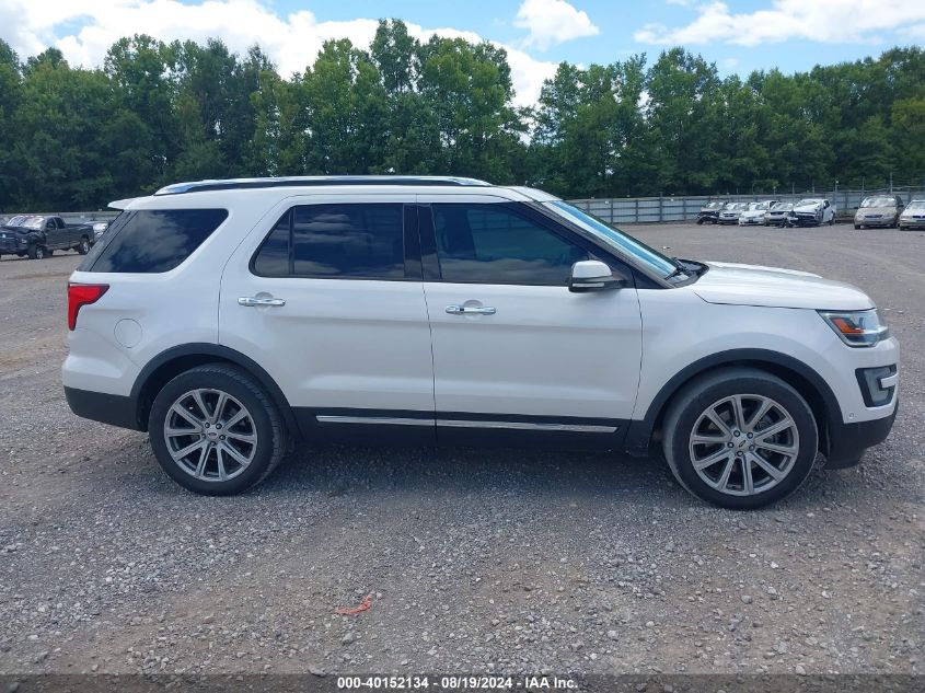 2017 Ford Explorer Limited VIN: 1FM5K8FH7HGB03412 Lot: 40152134