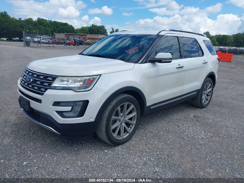 2017 Ford Explorer Limited VIN: 1FM5K8FH7HGB03412 Lot: 40152134