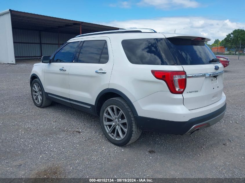 2017 Ford Explorer Limited VIN: 1FM5K8FH7HGB03412 Lot: 40152134