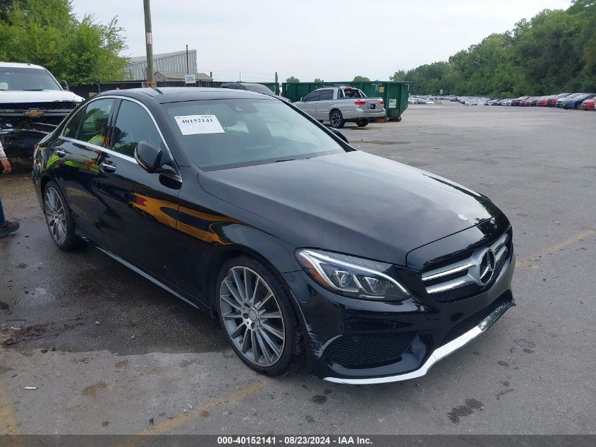 55SWF6GB2FU028894 2015 MERCEDES-BENZ C CLASS - Image 1