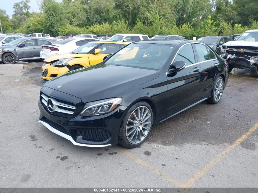 55SWF6GB2FU028894 2015 MERCEDES-BENZ C CLASS - Image 2