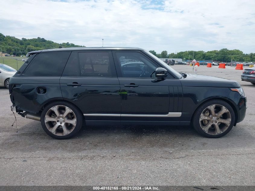 2016 Land Rover Range Rover 5.0L V8 Supercharged VIN: SALGS2EF3GA294587 Lot: 40152165