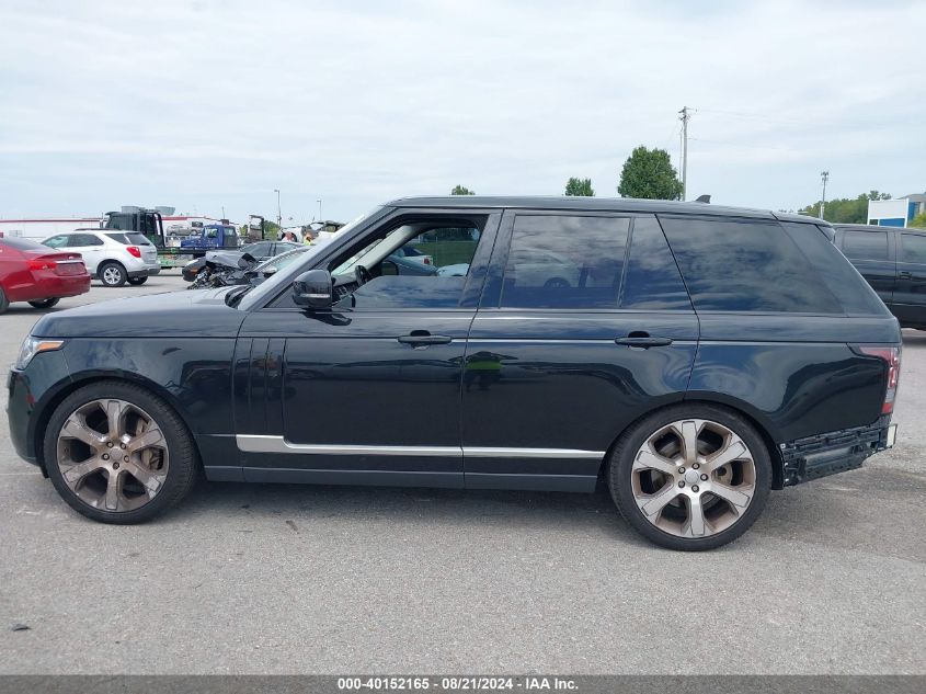 2016 Land Rover Range Rover 5.0L V8 Supercharged VIN: SALGS2EF3GA294587 Lot: 40152165