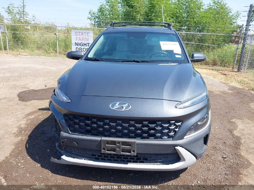 2022 Hyundai Kona Sel VIN: KM8K62AB7NU816508 Lot: 40152196