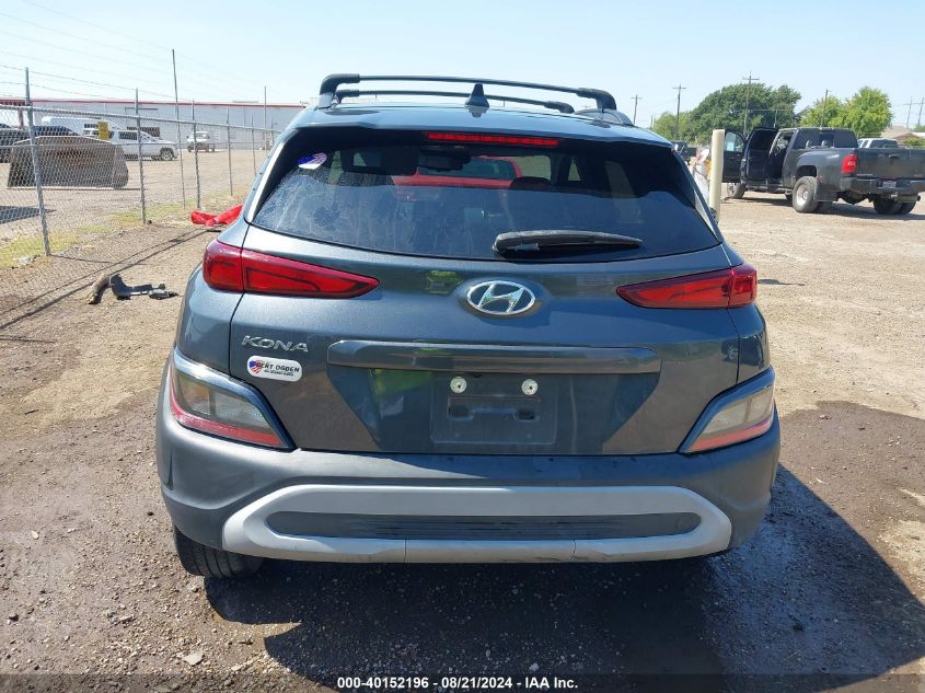 2022 Hyundai Kona Sel VIN: KM8K62AB7NU816508 Lot: 40152196