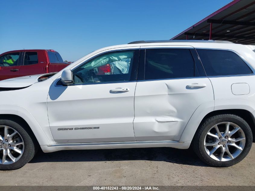 2016 Jeep Grand Cherokee Summit VIN: 1C4RJFJT9GC373708 Lot: 40152243