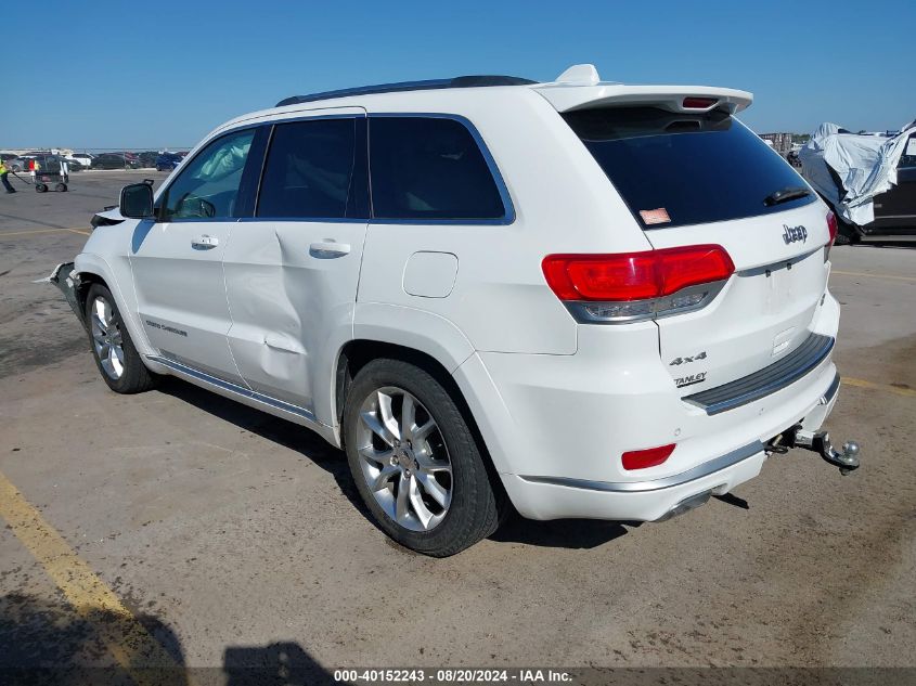 2016 Jeep Grand Cherokee Summit VIN: 1C4RJFJT9GC373708 Lot: 40152243