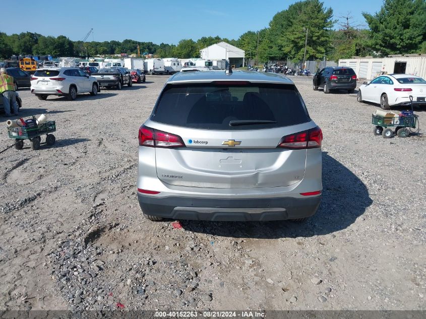 2022 Chevrolet Equinox Lt VIN: 2GNAXJEV1N6140798 Lot: 40152263