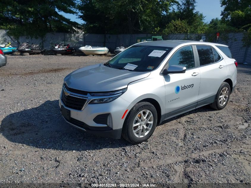 2022 Chevrolet Equinox Lt VIN: 2GNAXJEV1N6140798 Lot: 40152263