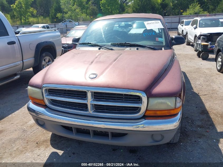 2002 Dodge Dakota Quad Slt VIN: 1B7HL48X12S589067 Lot: 40152265