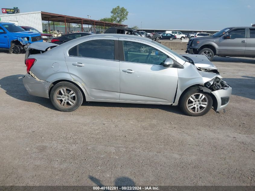 2014 Chevrolet Sonic Lt Auto VIN: 1G1JC5SH5E4166356 Lot: 40152281