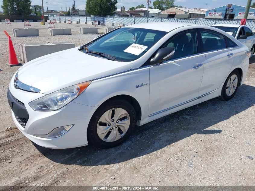 2014 Hyundai Sonata Hybrid VIN: KMHEC4A47EA117593 Lot: 40152291