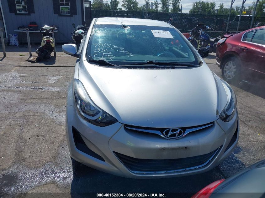 2016 Hyundai Elantra Se VIN: 5NPDH4AEXGH787256 Lot: 40152304