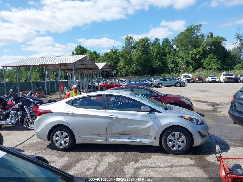 2016 Hyundai Elantra Se VIN: 5NPDH4AEXGH787256 Lot: 40152304