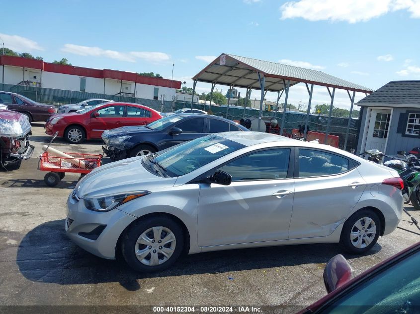 2016 Hyundai Elantra Se VIN: 5NPDH4AEXGH787256 Lot: 40152304