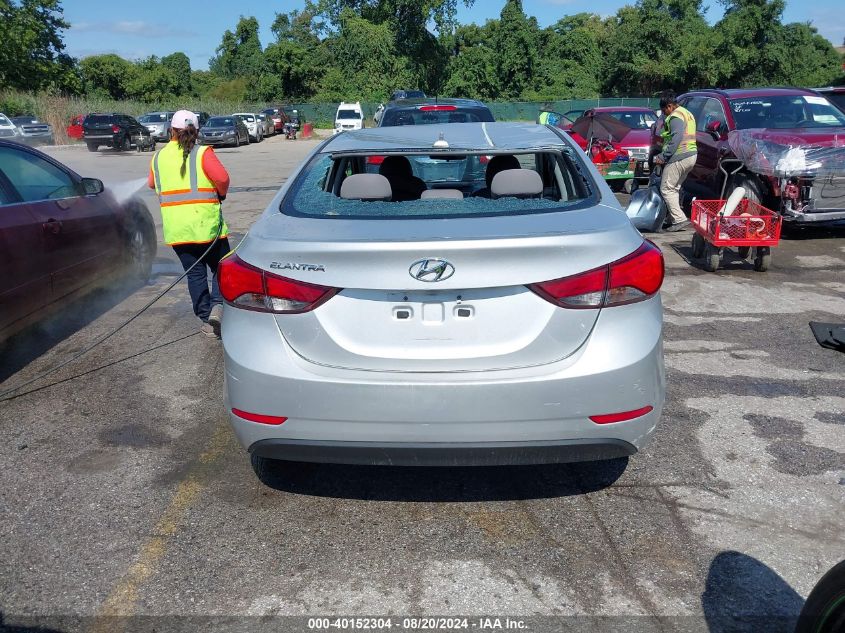 2016 Hyundai Elantra Se VIN: 5NPDH4AEXGH787256 Lot: 40152304