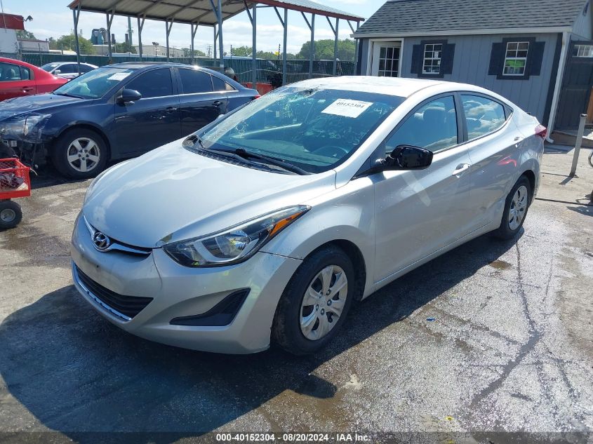 2016 Hyundai Elantra Se VIN: 5NPDH4AEXGH787256 Lot: 40152304