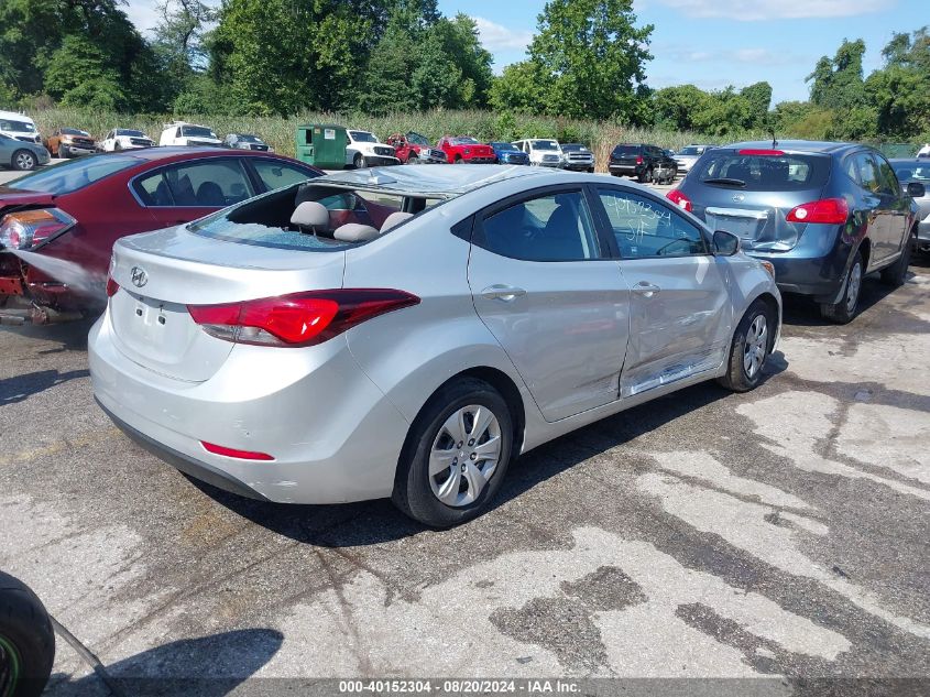 2016 Hyundai Elantra Se VIN: 5NPDH4AEXGH787256 Lot: 40152304