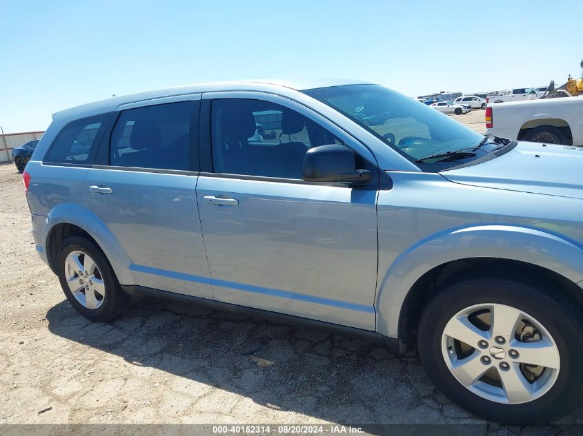 2013 Dodge Journey American Value Pkg VIN: 3C4PDCAB7DT510696 Lot: 40152314