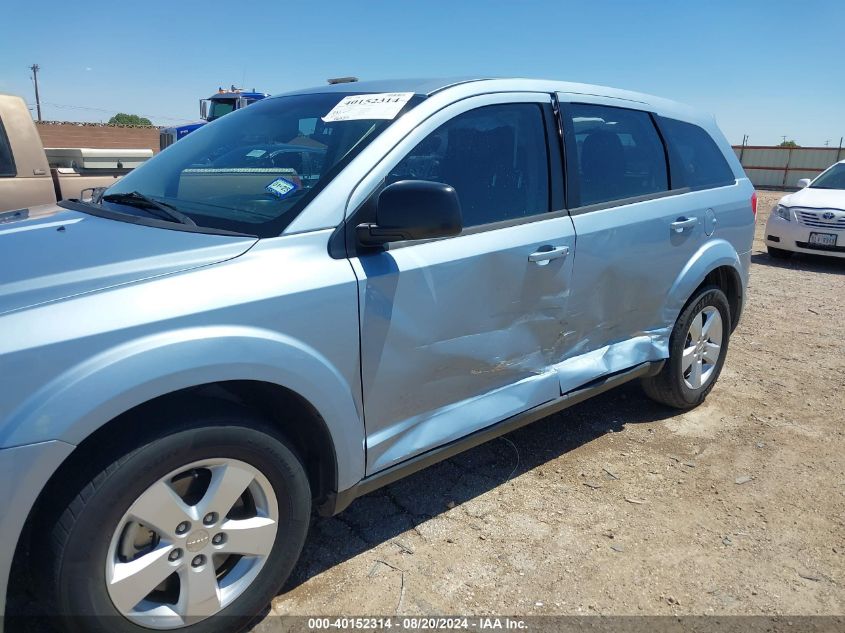 2013 Dodge Journey American Value Pkg VIN: 3C4PDCAB7DT510696 Lot: 40152314