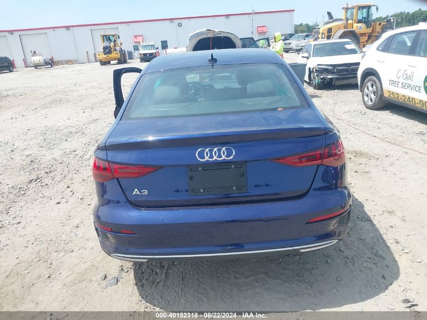 2023 Audi A3 Premium Plus 40 Tfsi Front-Wheel Drive S Tronic VIN: WAUBUDGY6PA062407 Lot: 40152318