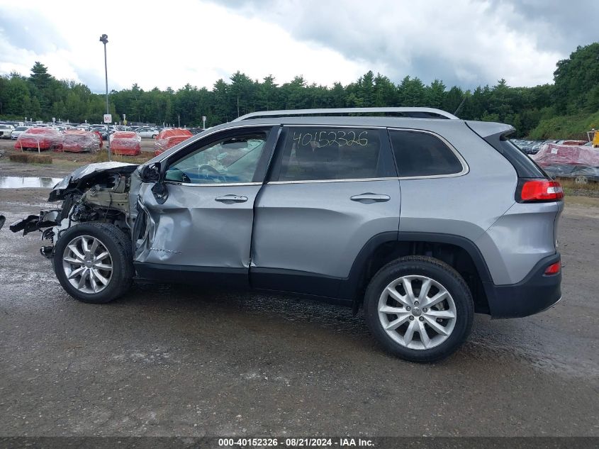 2015 Jeep Cherokee Limited VIN: 1C4PJLDB9FW737194 Lot: 40152326