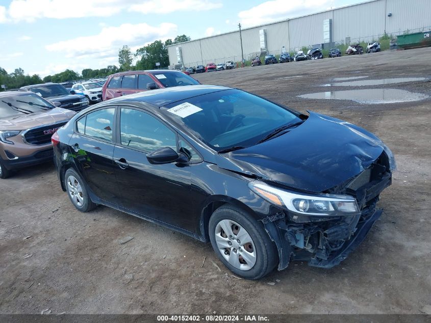 2017 KIA FORTE VIN: 3KPFK4A73HE018325
